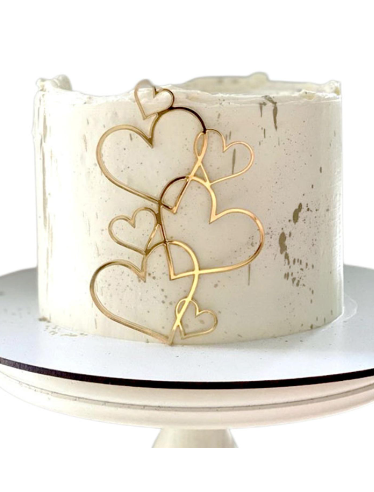 All Love Heart Cake Topper
